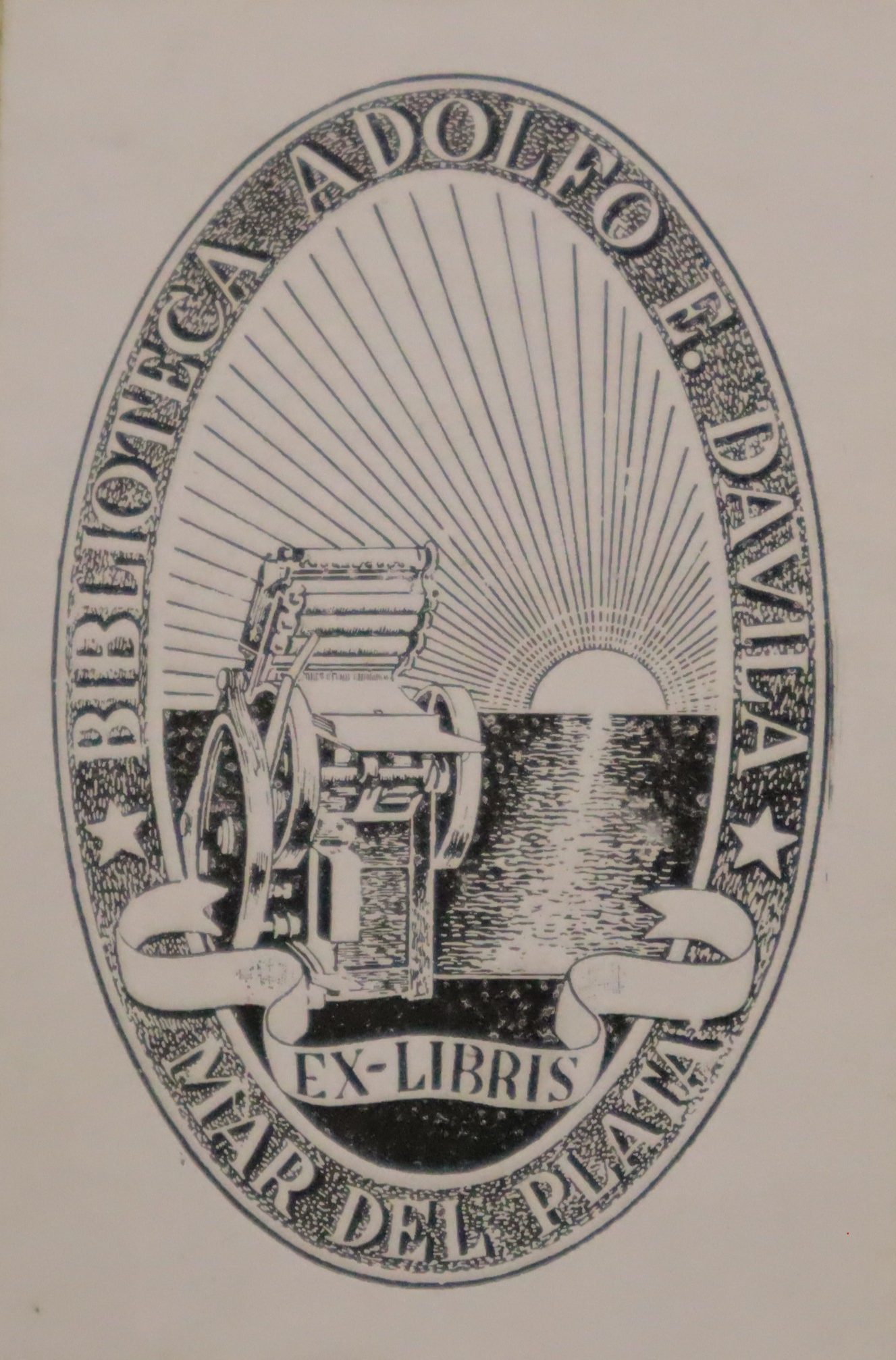 Ex libris de Adolfo Dávila
