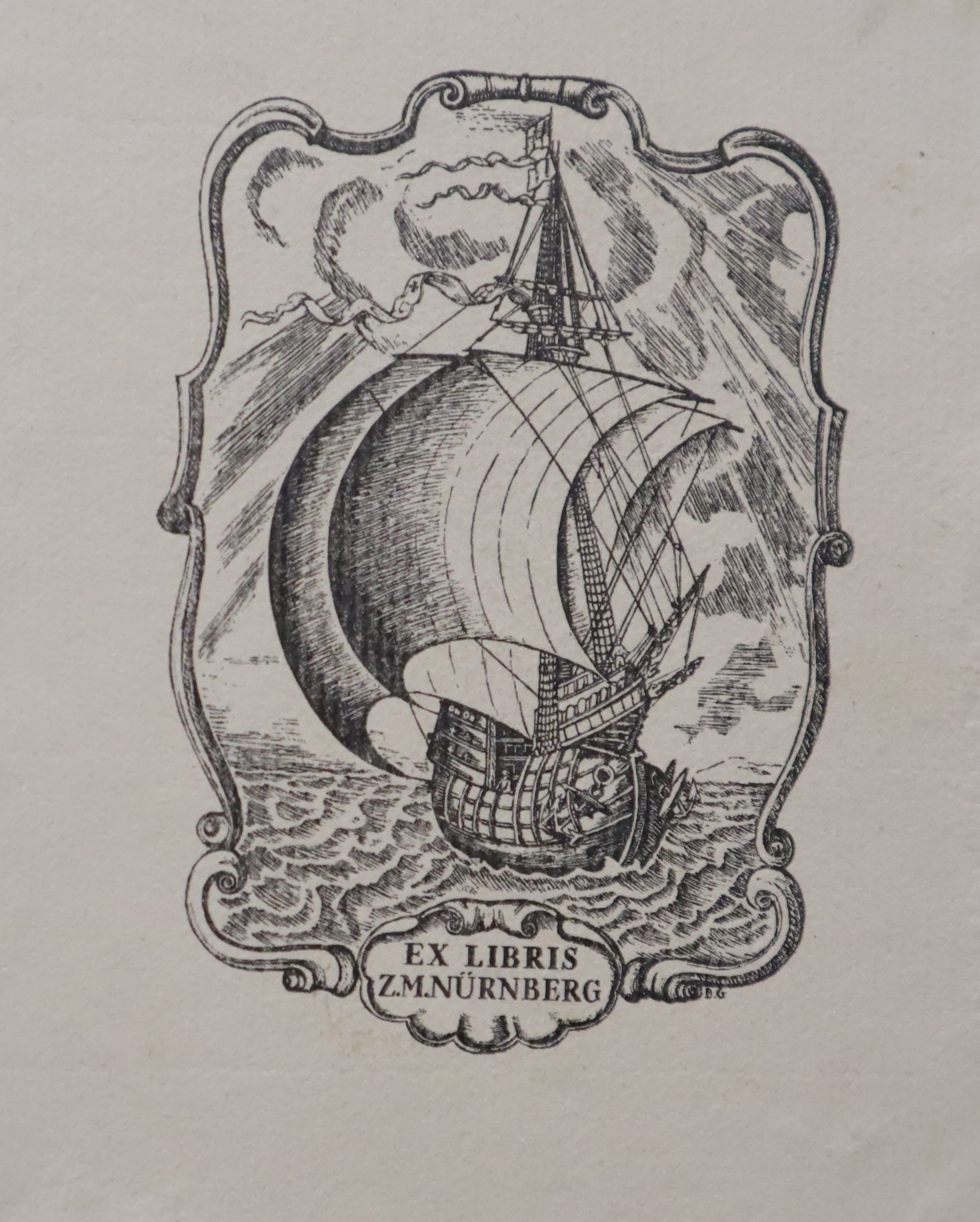Ex libris Z. M. Nürnberg